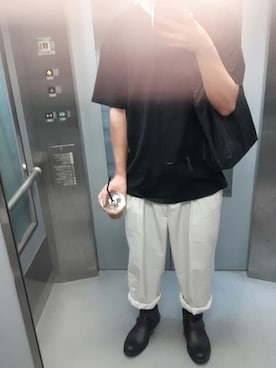 「STUDIO SEVEN（スタジオ セブン）のアイテム（その他）」を使った、toshiki kojimaさん（メンズ・175cm）の夏コーディネート