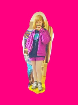 「A.D.G（エーディージー）のアイテム（スウェット）」を使った、mさん（レディース・155cm）の春コーディネート