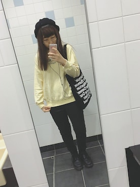 「chanel」｜「アイテム（ハンチング/ベレー帽）」を使った、mさん（レディース・155cm）の秋コーディネート
