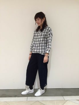 「H.A.K（ハク）のアイテム」を使った、omikaさん（レディース・169cm）の春コーディネート