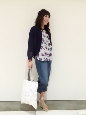 「H.A.K（ハク）のアイテム」を使った、omikaさん（レディース・169cm）の春コーディネート