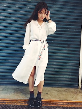 「ESPRIT（エスプリ）のアイテム（腕時計）」を使った、Lauraさん（レディース・155cm）の秋コーディネート