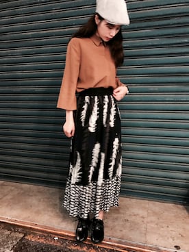 「ESPRIT（エスプリ）のアイテム（腕時計）」を使った、Lauraさん（レディース・155cm）の秋コーディネート