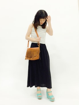 「おめかしコーデ」｜クボヤさん（レディース・157cm）の春コーディネート