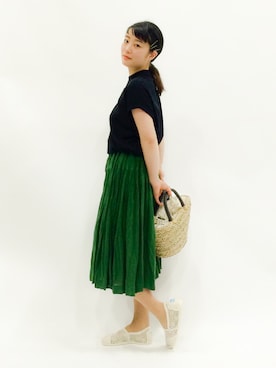 クボヤさん（レディース・157cm）の春コーディネート