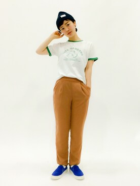 クボヤさん（レディース・157cm）の春コーディネート