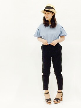 クボヤさん(レディース・157cm)の夏コーディネート