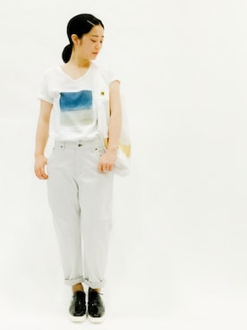 クボヤさん（レディース・157cm）の夏コーディネート