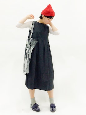 「import shoes（インポートシューズ）のアイテム」を使った、クボヤさん（レディース・157cm）の夏コーディネート