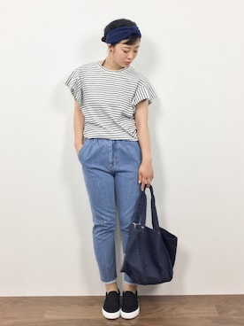 クボヤさん(レディース・157cm)の夏コーディネート