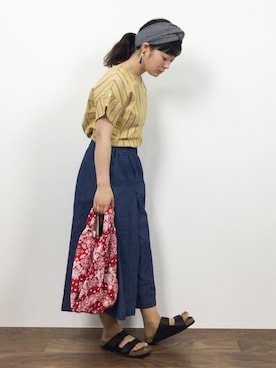 クボヤさん（レディース・157cm）の夏コーディネート