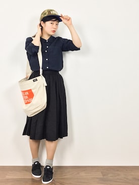 クボヤさん（レディース・157cm）の夏コーディネート