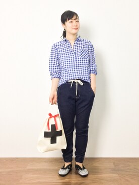 クボヤさん（レディース・157cm）の夏コーディネート