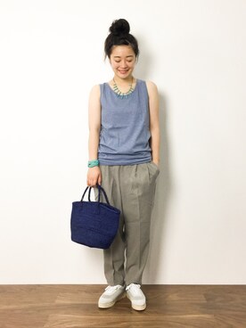 クボヤさん(レディース・157cm)の夏コーディネート