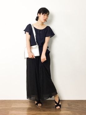 クボヤさん（レディース・157cm）の夏コーディネート