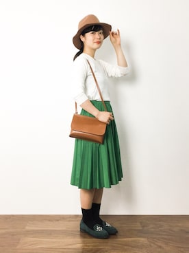 クボヤさん(レディース・157cm)の夏コーディネート