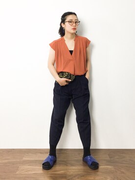 クボヤさん(レディース・157cm)の夏コーディネート