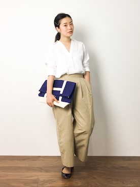 クボヤさん（レディース・157cm）の夏コーディネート