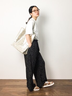 クボヤさん（レディース・157cm）の夏コーディネート