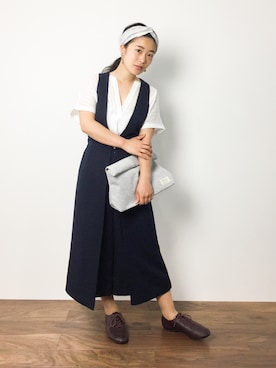 クボヤさん（レディース・157cm）の夏コーディネート