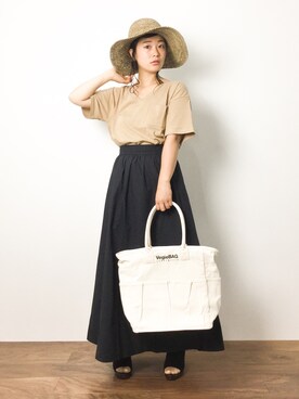 クボヤさん(レディース・157cm)の夏コーディネート