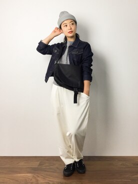 クボヤさん（レディース・157cm）の夏コーディネート