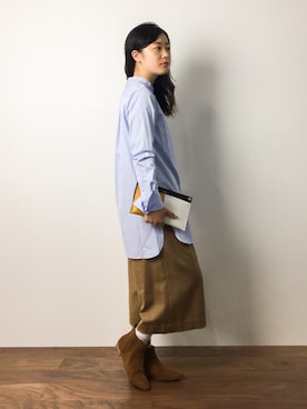 「UNITED ARROWS（ユナイテッドアローズ）のアイテム」を使った、クボヤさん（レディース・157cm）の夏コーディネート