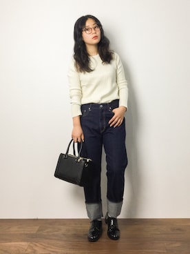 クボヤさん（レディース・157cm）の秋コーディネート