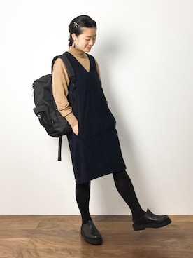 クボヤさん（レディース・157cm）の秋コーディネート