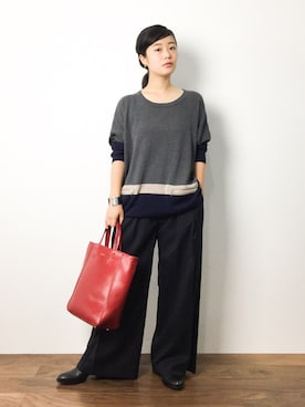 クボヤさん（レディース・157cm）の秋コーディネート