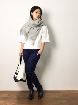 クボヤさん（レディース・157cm）の秋コーディネート