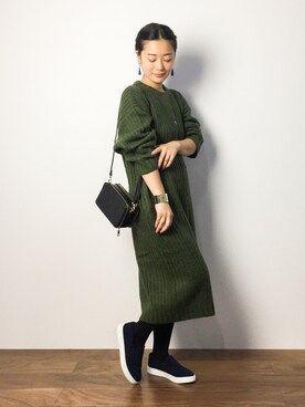 クボヤさん（レディース・157cm）の秋コーディネート