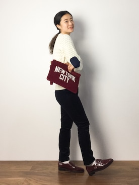 クボヤさん（レディース・157cm）の秋コーディネート