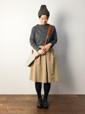 クボヤさん（レディース・157cm）の秋コーディネート