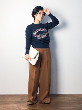 クボヤさん（レディース・157cm）の秋コーディネート