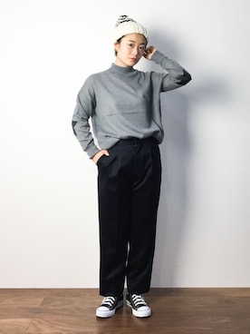 クボヤさん（レディース・157cm）の秋コーディネート