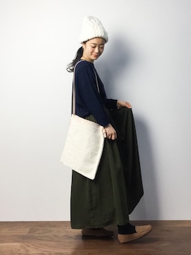 クボヤさん（レディース・157cm）の秋コーディネート