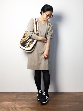 クボヤさん（レディース・157cm）の秋コーディネート