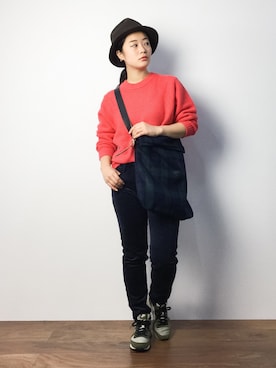 クボヤさん（レディース・157cm）の秋コーディネート