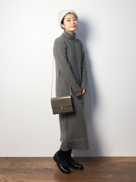 クボヤさん（レディース・157cm）の秋コーディネート