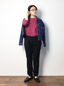 クボヤさん（レディース・157cm）の秋コーディネート