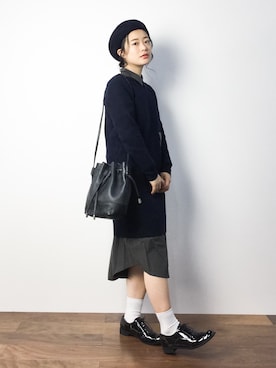 クボヤさん（レディース・157cm）の秋コーディネート