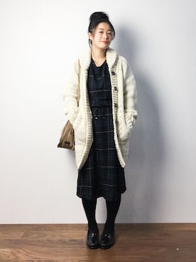 クボヤさん（レディース・157cm）の秋コーディネート