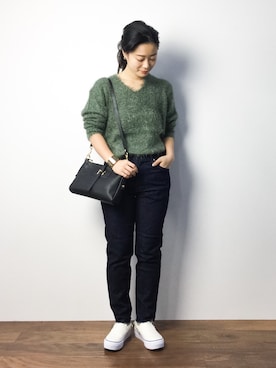 クボヤさん（レディース・157cm）の秋コーディネート