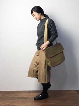 クボヤさん（レディース・157cm）の秋コーディネート