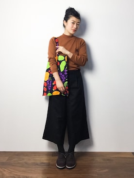 クボヤさん（レディース・157cm）の秋コーディネート