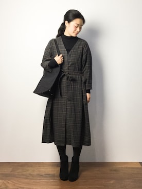 クボヤさん（レディース・157cm）の秋コーディネート