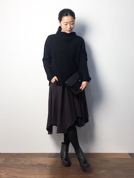 クボヤさん（レディース・157cm）の秋コーディネート