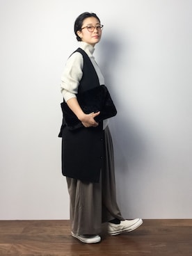 クボヤさん（レディース・157cm）の秋コーディネート