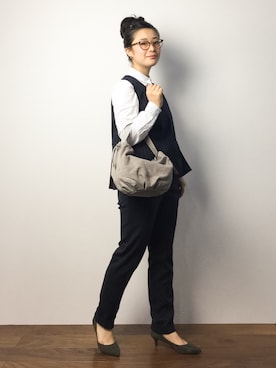 クボヤさん（レディース・157cm）の秋コーディネート